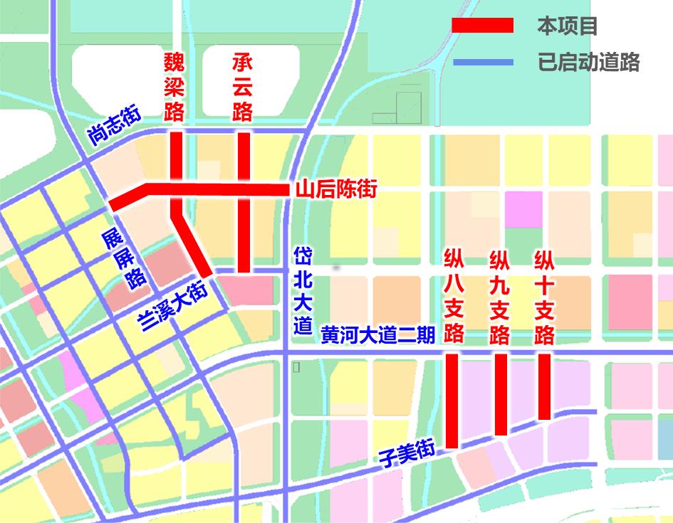 济南起步区黄河流域金融创新试验区基础设施一期工程（道桥）