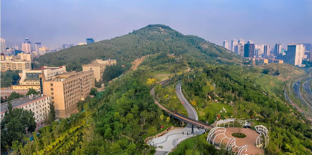 济南中央商务区五顶茂岭山景观设计 （景观园林）
